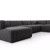 Four Hands Langham Channeled 6Pc Laf Chaise Sectional