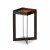 Four Hands Lennie Cast Glass End Table