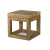 Four Hands Parsons End Table With Floating Top