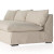 Four Hands BYO: Grant Slipcover Sectional - Armless Sofa - 94" - Antwerp Natural