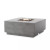 Four Hands Donovan Outdoor Fire Table - Pewter Concrete - Propane