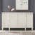 Modern History Swedish Reeded Breakfront Cabinet