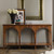 Modern History Triple Classical Console Table With Shelf