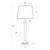 Coastal Living Perennial Buffet Lamp - Natural