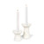 Regina Andrew Klein Marble Candle Holder Set - White