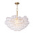 Regina Andrew Bubbles Chandelier - Clear Natural Brass