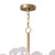 Regina Andrew Bubbles Chandelier - Clear Natural Brass