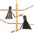 Regina Andrew Spyder Chandelier - Blackened Brass And Natural Brass