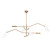 Regina Andrew Spyder Chandelier - White And Natural Brass