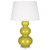 Triple Gourd Table Lamp - Lucite -Citron