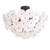 Regina Andrew Poppy Glass Semi Flush Mount - White