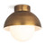 Regina Andrew Montreux Flush Mount - Natural Brass