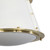 Regina Andrew French Maid Flush Mount - White And Natural Brass