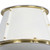 Regina Andrew French Maid Flush Mount - White And Natural Brass
