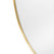 Regina Andrew Crest Mirror - Natural Brass