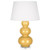 Triple Gourd Table Lamp - Lucite - Sunset