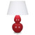 Double Gourd Table Lamp - Ruby Red