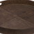 Regina Andrew Derby Round Leather Tray - Brown