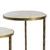 Regina Andrew Bone Veneer Nesting Table - Brass