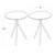 Regina Andrew Lotus Table Large - Set Of 2 Dark Nickel