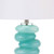 Regina Andrew Stacked Pebble Glass Table Lamp - Aqua