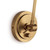 Regina Andrew Sal Task Sconce - Natural Brass