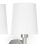 Regina Andrew Legend Sconce Double - Polished Nickel