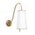 Regina Andrew Hattie Sconce - White And Natural Brass