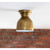 Southern Living Pantry Flush Mount - Natural Brass