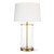 Southern Living Magelian Glass Table Lamp - Natural Brass