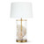 Southern Living Magelian Glass Table Lamp - Natural Brass