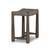 Amber Lewis x Four Hands Savio Outdoor Stool - Stained Saddle Brown - Dark Textured Woven