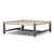 Amber Lewis x Four Hands Savio Outdoor Coffee Table - Stained Saddle Brown - Twisted Vintage White