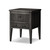 Amber Lewis x Four Hands Bush Nightstand - Distressed Black Oak