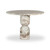 Amber Lewis x Four Hands Figueroa Dining Table 42" - Sawar Marble