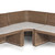 Amber Lewis x Four Hands Senna Dining Banquette L-Shape - Broadway Dune - 121.75"