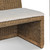 Amber Lewis x Four Hands BYO: Senna Woven Dining Banquette - Broadway Dune - Armless - 49"