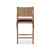 Amber Lewis x Four Hands Dara Counter Stool With Cushion - Dulane Mahogany