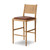 Amber Lewis x Four Hands Dara Bar Stool With Cushion - Dulane Mahogany