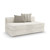 Caracole Unity Armless Loveseat Sectional Piece