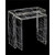 John Richard Crystal Nesting Table 20"