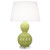 Williamsburg Randolph Table Lamp - Polished Nickel - Parrot Green