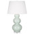 Triple Gourd Table Lamp - Lucite -Celadon