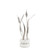 John Richard Cattails Sculpture On Marble - Small