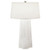 Wavy Table Lamp - Polished Nickel - White