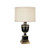 Mary McDonald Annika Accent Table Lamp - Natural Brass - Black Lacquer