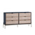 Sunpan Avida Dresser - Gold - Black/Natural