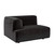 Sunpan Darren Modular - Left Armchair - Smokescreen