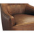 Sunpan Carmine Swivel Lounge Chair - Cognac Leather