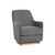 Sunpan Marcela Swivel Lounge Chair - Belfast Koala Grey